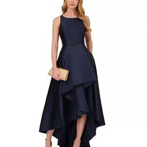 Adrianna Papell Midnight High-Low Gown
